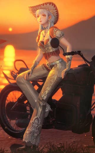 Никки в наряде Поездка на Воздушном Шаре в Infinity Nikki.