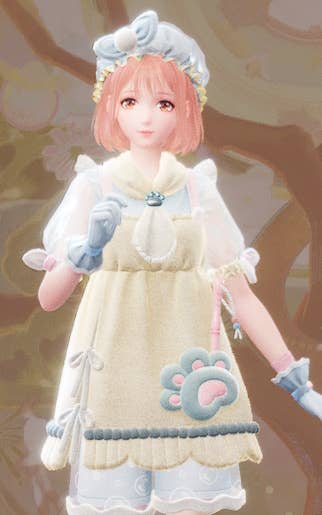 Никки в наряде Прощай, Пыль в Infinity Nikki.