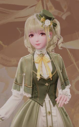 Никки в наряде Желание Перерождения в Infinity Nikki.