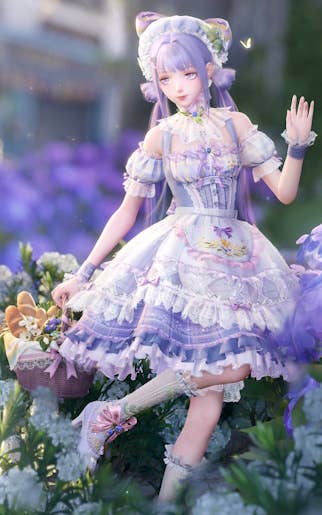 Наряд Шепот Блаженства в Infinity Nikki.