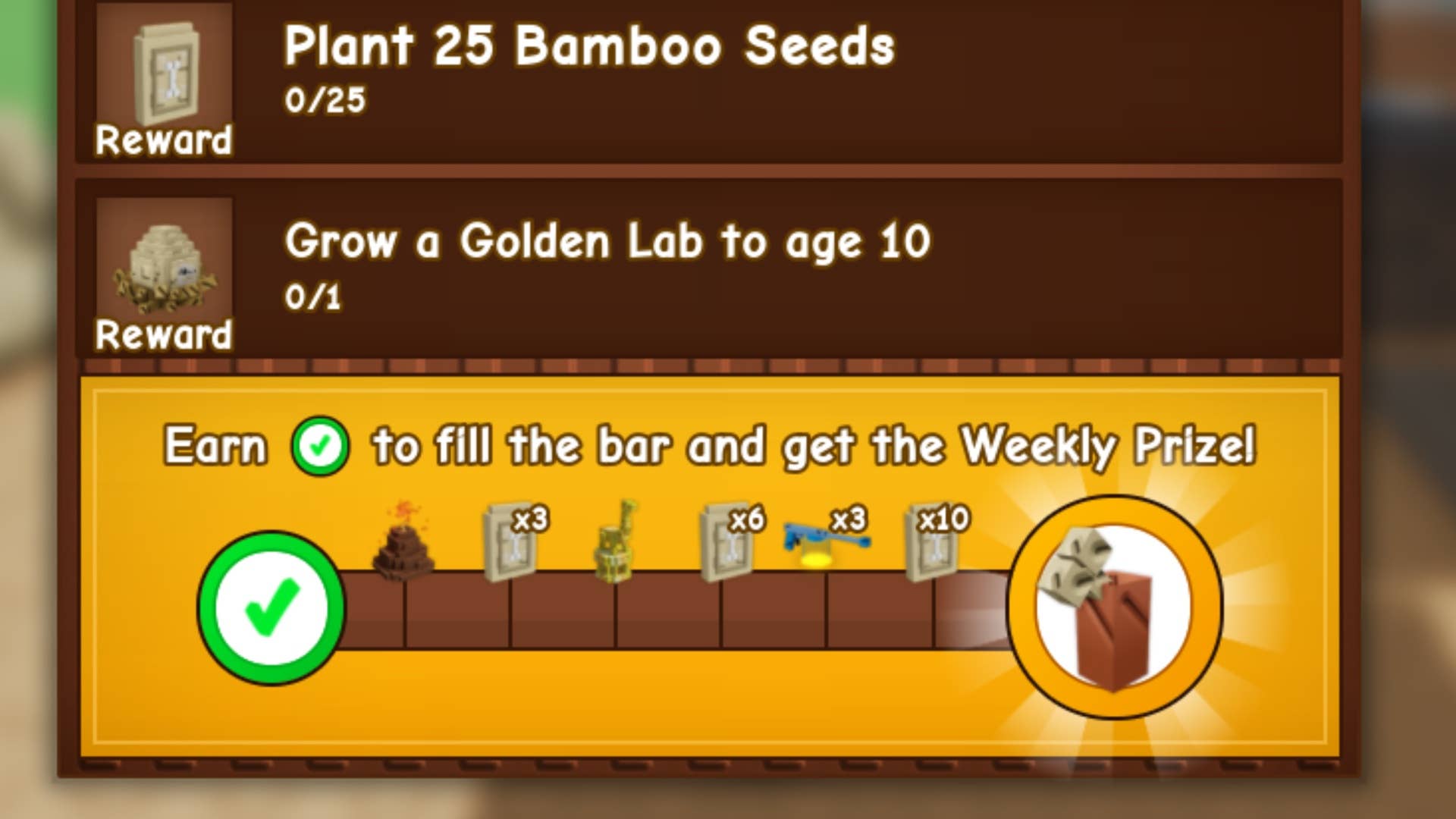grow a garden bone blossom as weekly dino prize