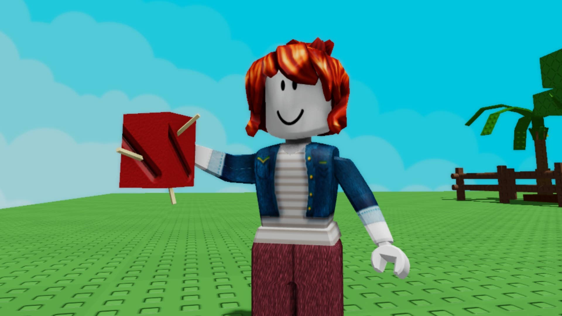 Игрок Grow a Garden держит Кактус опунция