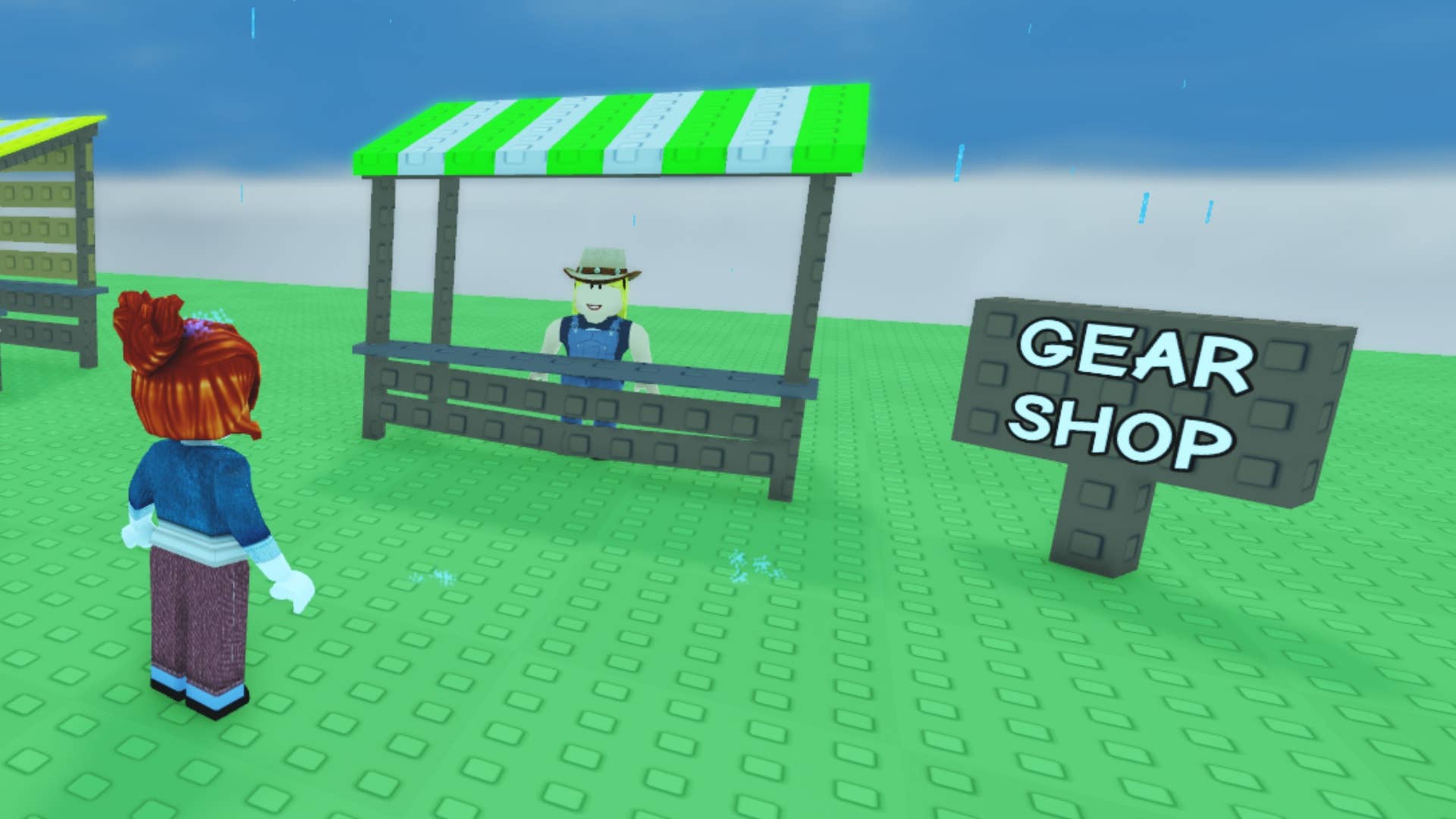 магазин снаряжения Grow a Garden в Roblox