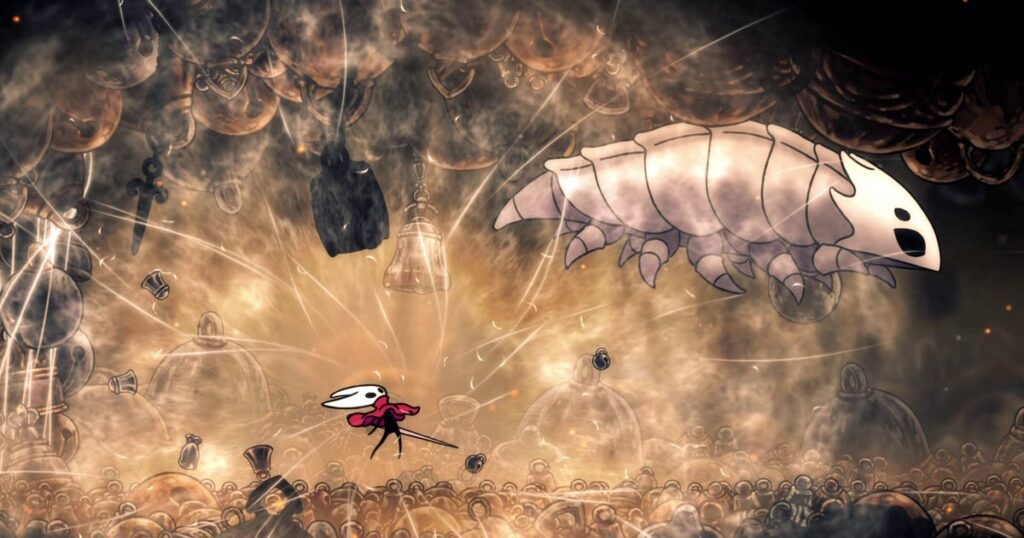 Hollow Knight Silksong — гайд по боссу Bell Beast