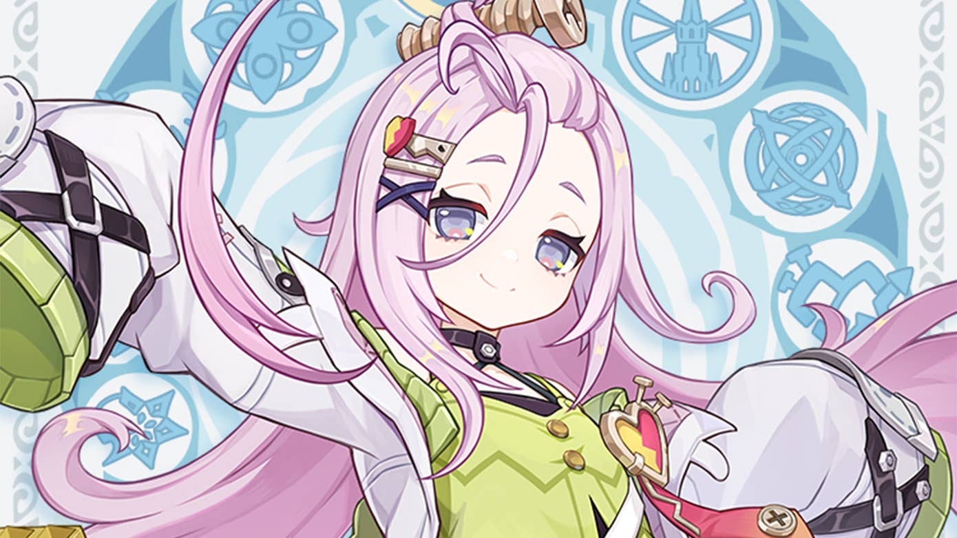 A drip marketing image of Aino in Genshin Impact.