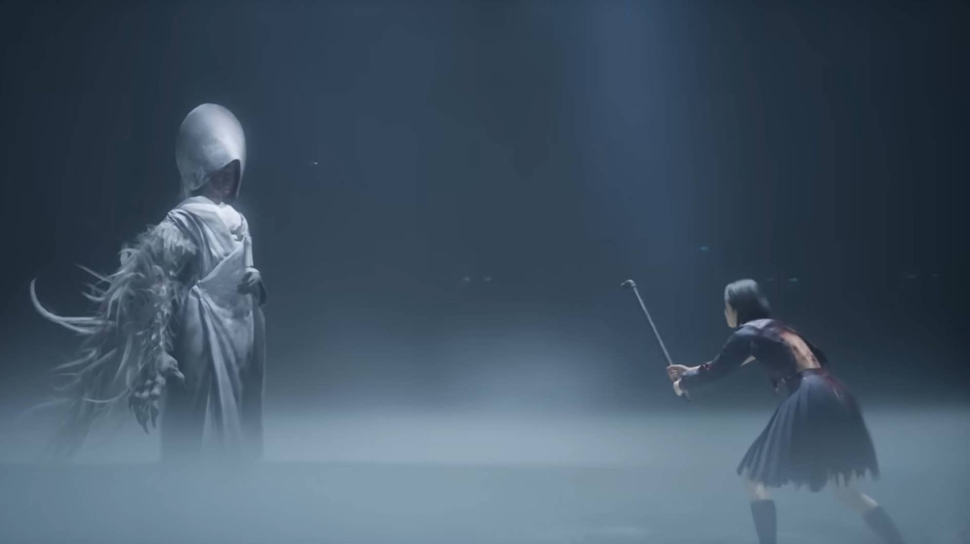 Хинако противостоит призрачной невесте в Silent Hill f.
