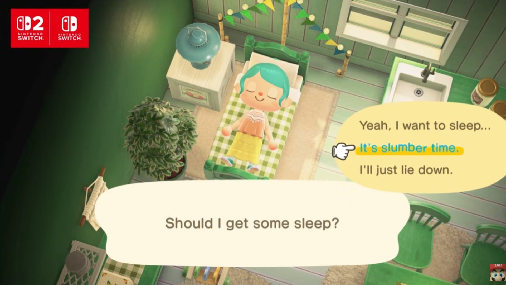 animal crossing new horizons enter dream world option