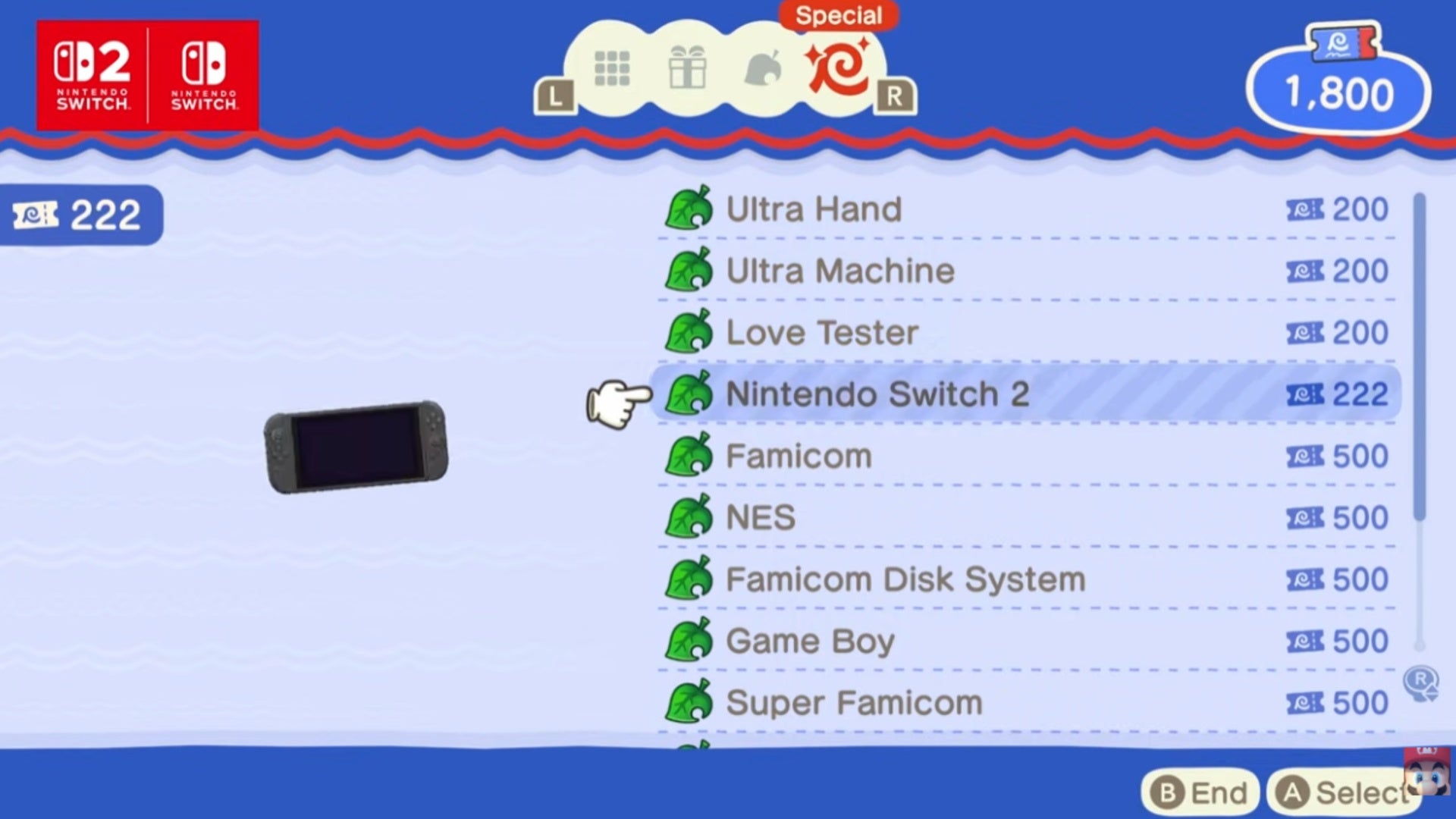 animal crossing new horizons retro items and consoles at hotel