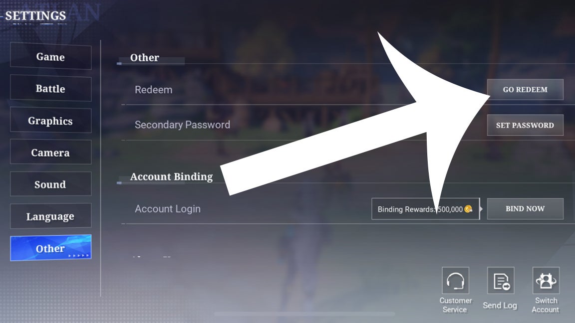 Кнопка 'Перейти к обмену' в Crystal of Atlan.