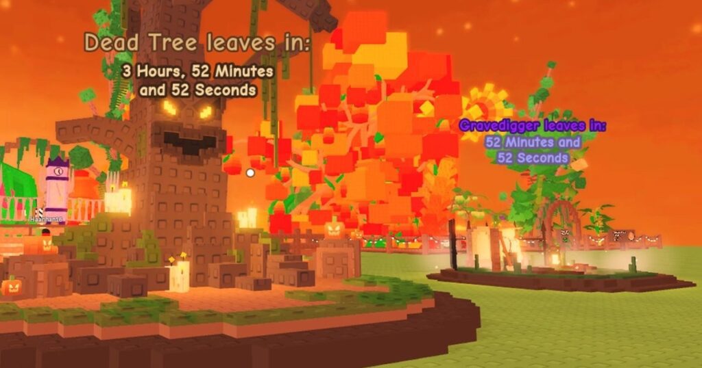 Сад гулей и событие «Мёртвое дерево» в Grow a Garden