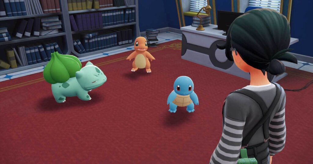 Как получить Charmander, Squirtle и Bulbasaur в Pokémon Legends Z-A