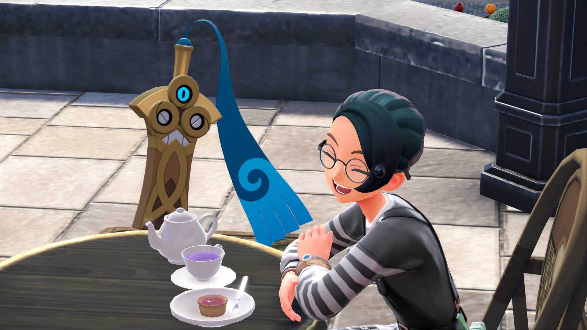 pokemon legends z-a honedge and player