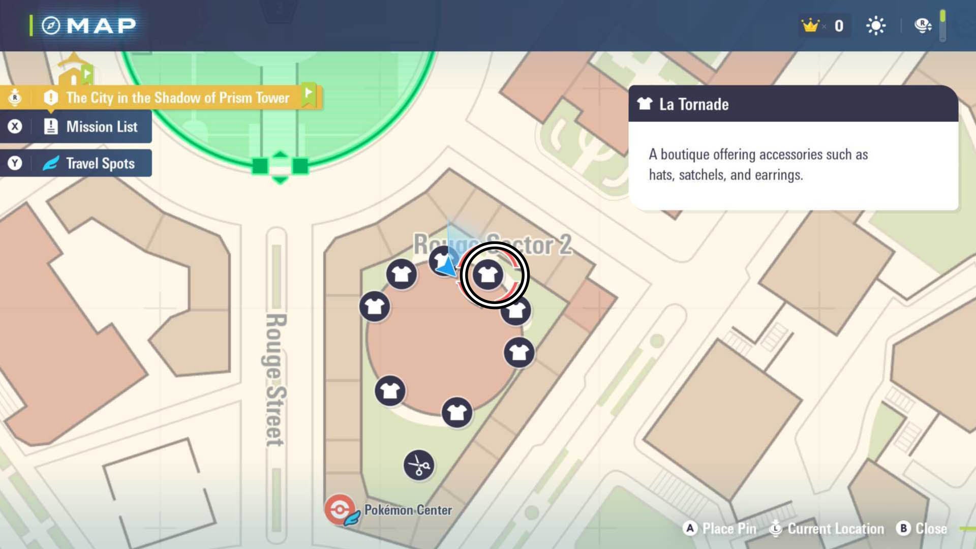 pokemon legends z-a la tornade map location