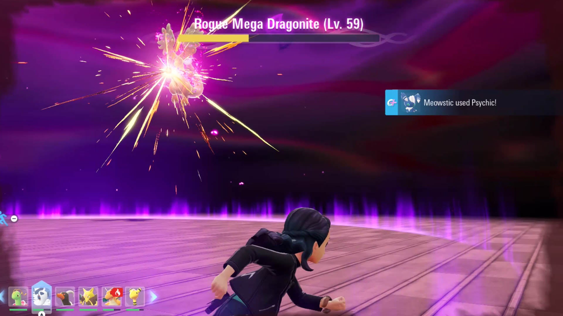 pokemon legends z-a rogue mega dragonite hyperbeam