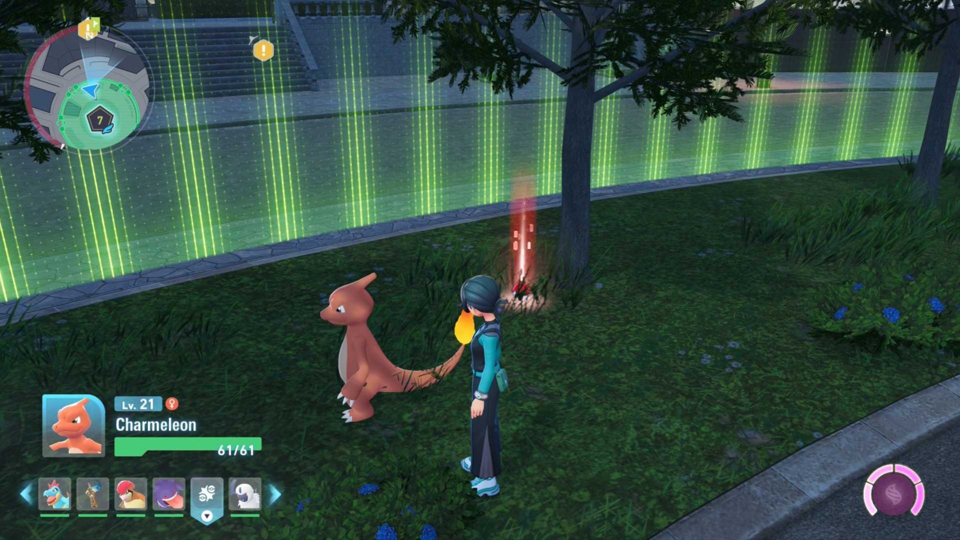 pokemon legends z-a wild zone 7 net ball item location