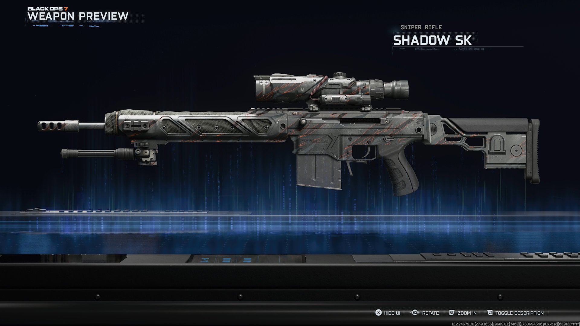 Снайперская винтовка Shadow SK в Black Ops 7 Zombies.