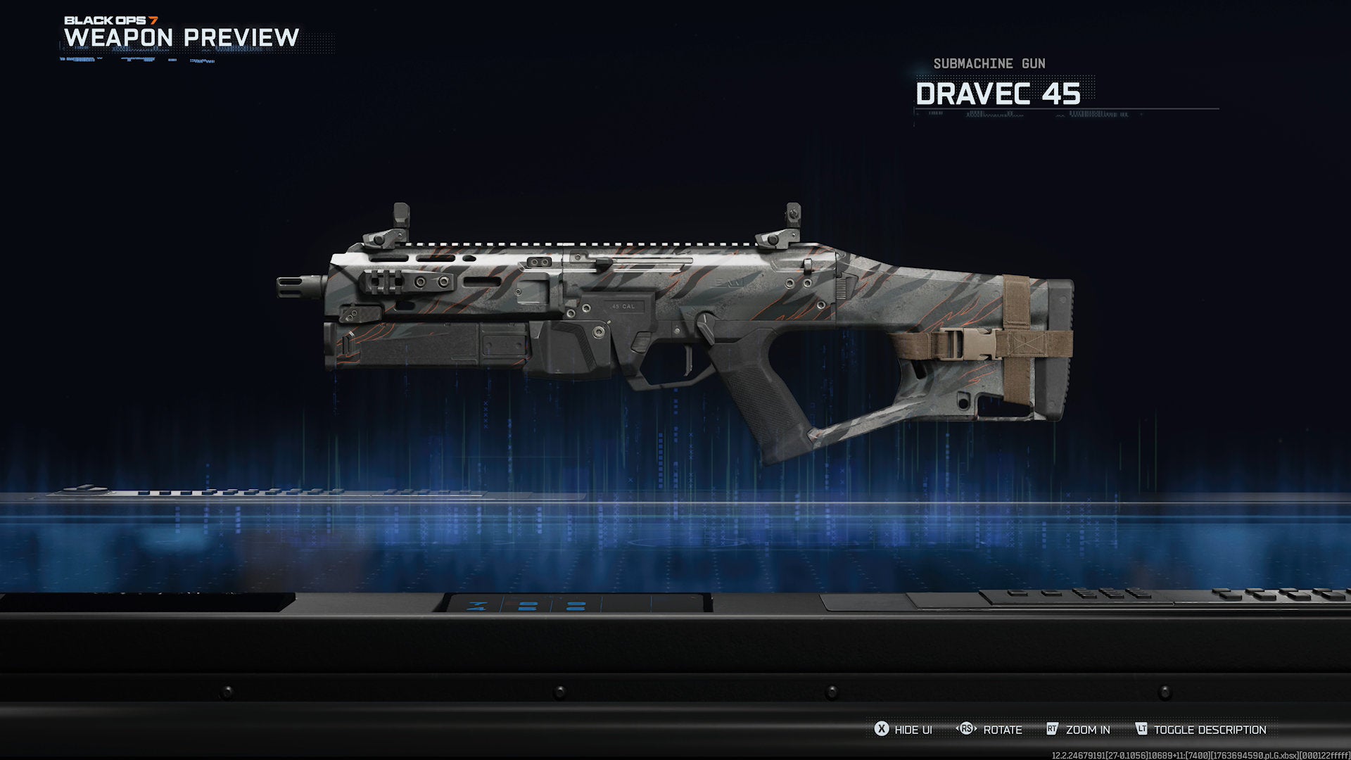 Пистолет-пулемёт Dravec 45 в Black Ops 7 Zombies.