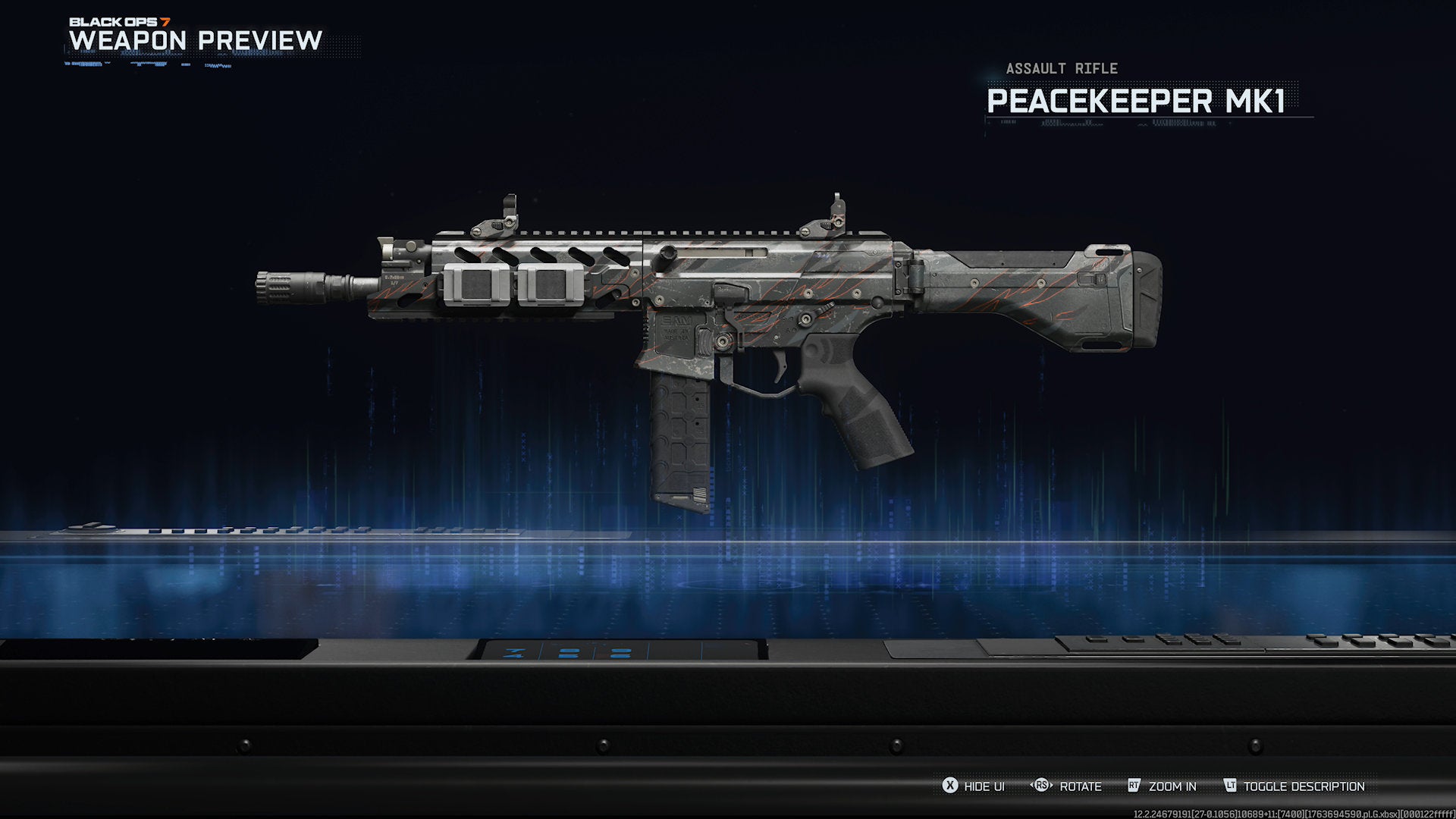 Штурмовая винтовка Peacekeeper MK1 в Black Ops 7 Zombies.