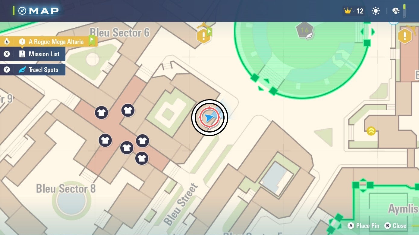 Место Лунного камня помечено на карте Lumiose City в Pokémon Legends Z-A.