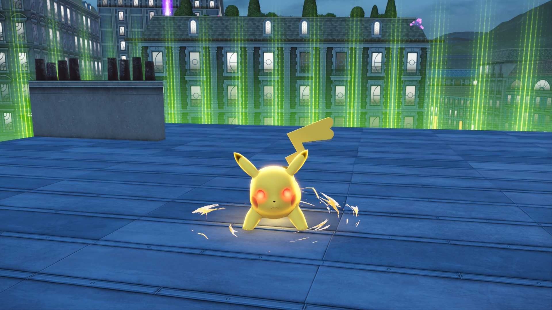 pokemon legends z-a alpha pikachu wild zone 6 rooftop