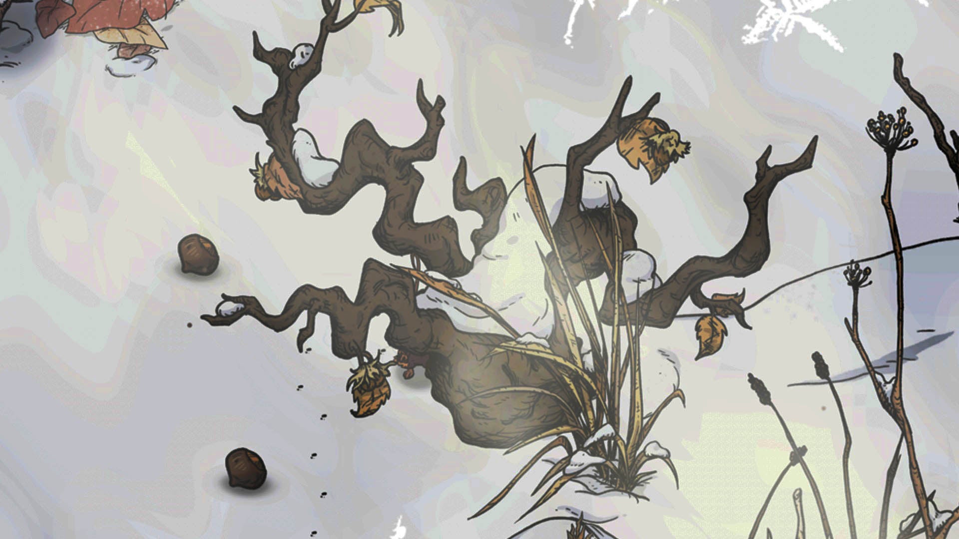 Winter Burrow: дерево фундука