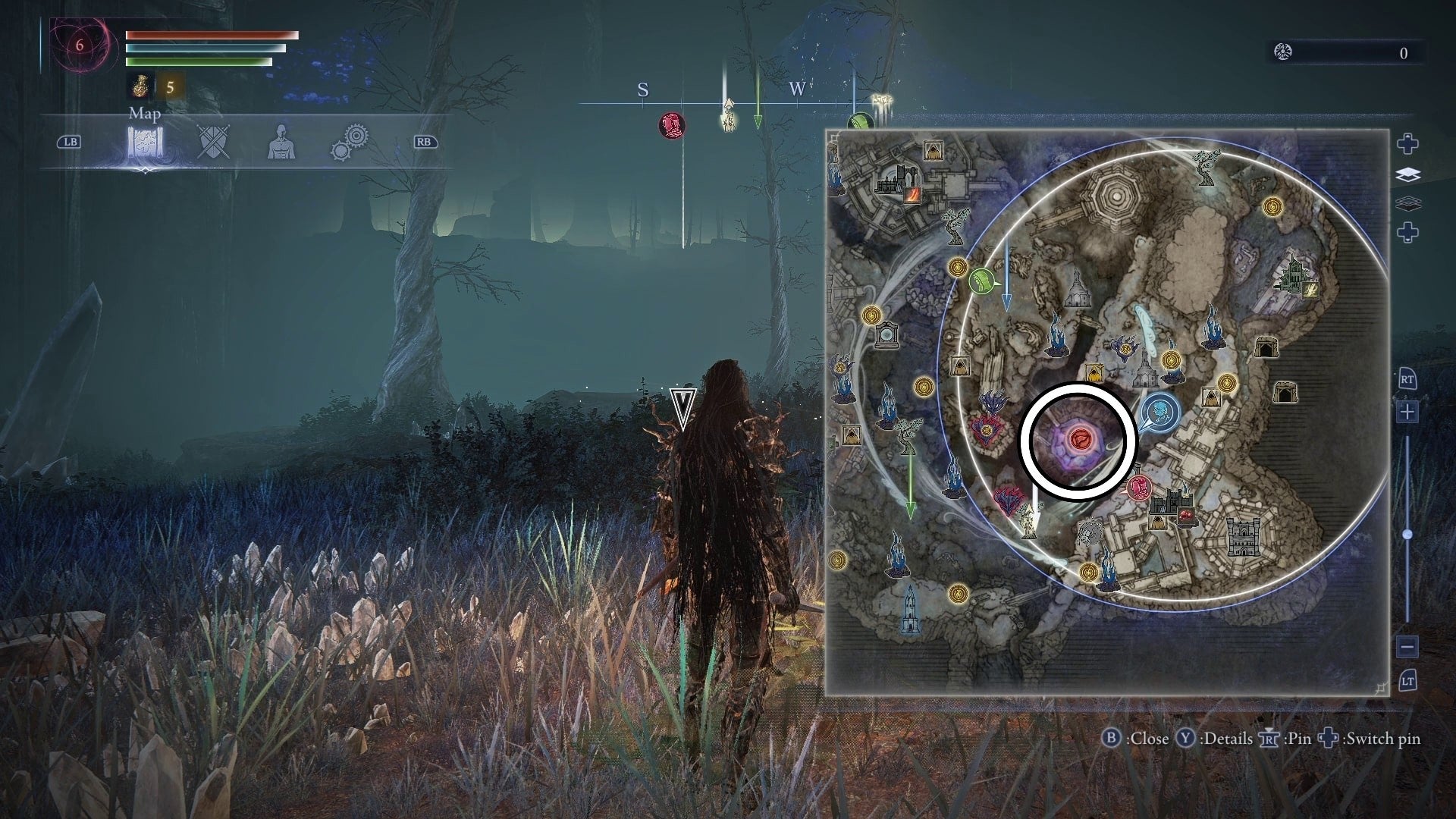 На карте Великих Пустот отмечена награда Favor of the Great Hollow в DLC Forsaken Hollows для Nightreign.