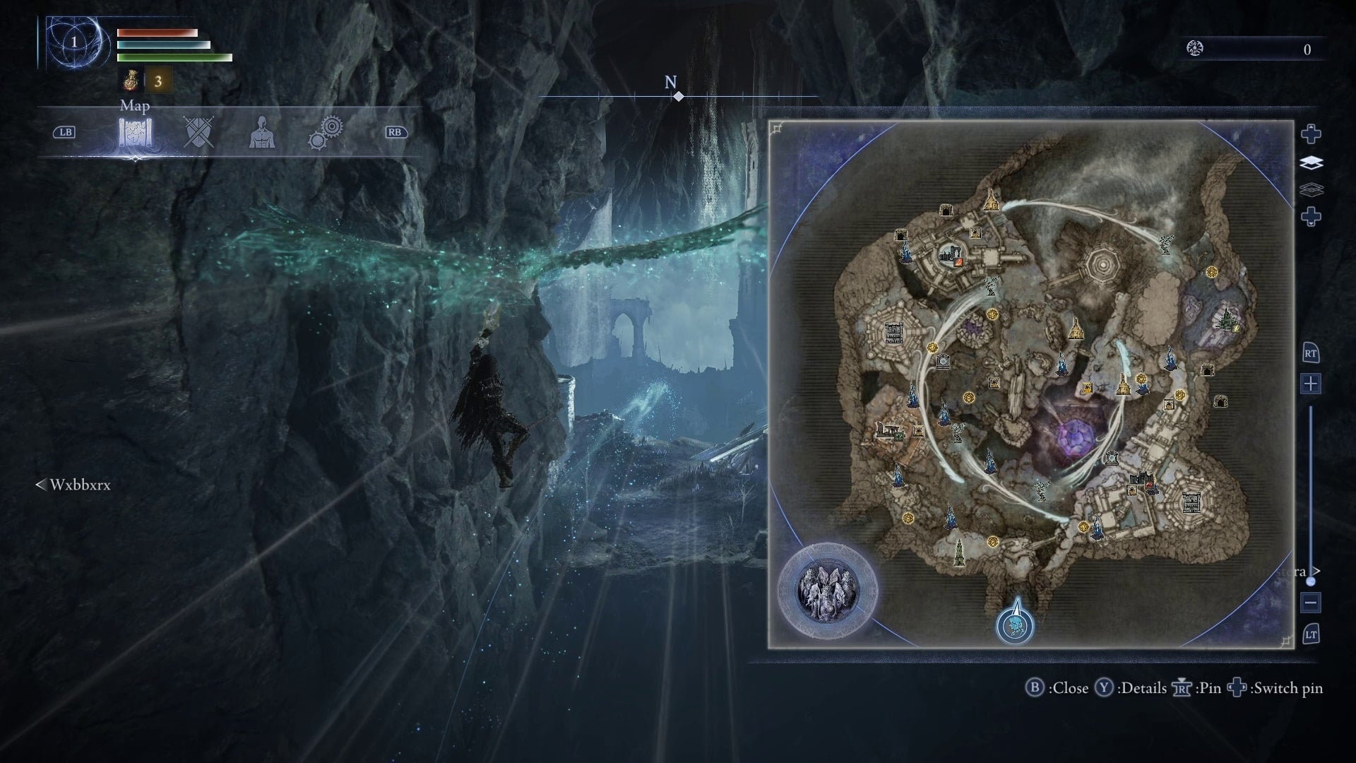 Карта события Shifting Earth — Великие Пустоты в DLC Forsaken Hollows для Nightreign.