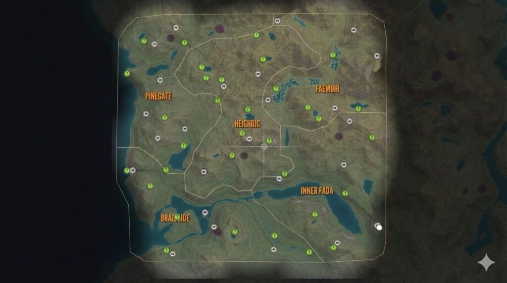 theHunter: Call of the Wild Torr nan Sithean — Мод «Все аванпосты разблокированы» v1.0